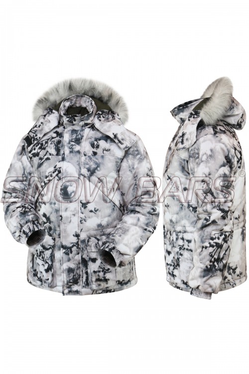 Костюм зимний "Hunter Premium" (белый лес) 